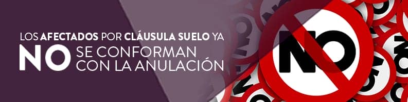 Anulación cláusula suelo