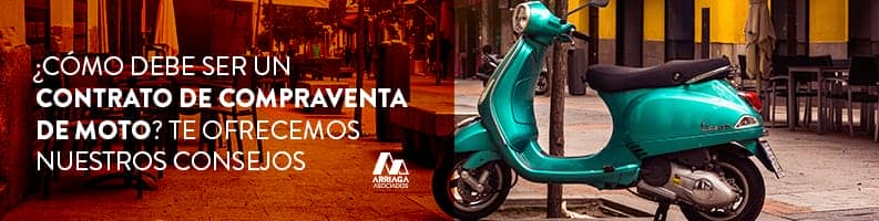 modelo contrato compraventa moto