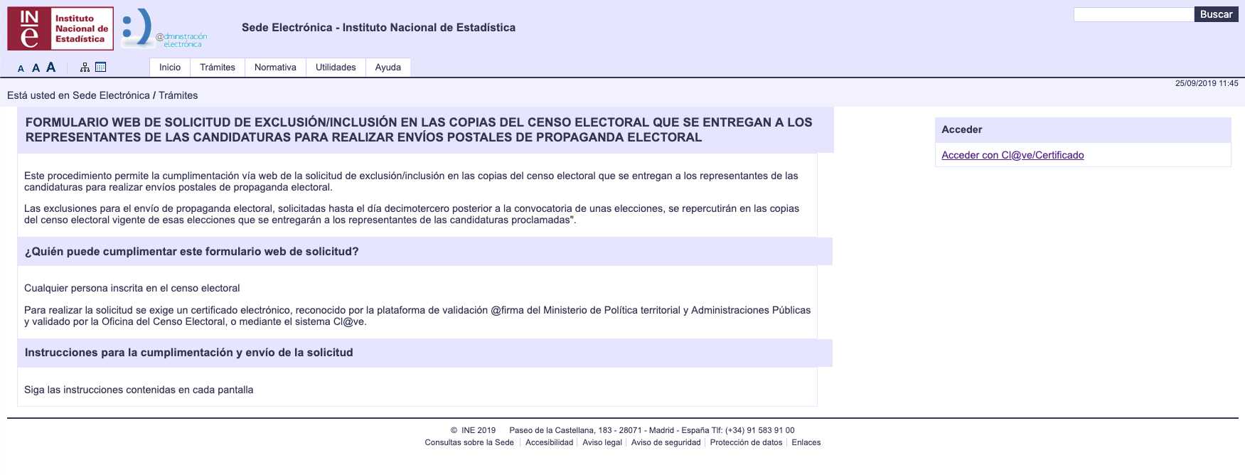 no recibir propaganda electoral