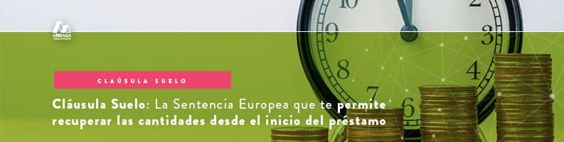 sentencia TJUE Cláusula Suelo